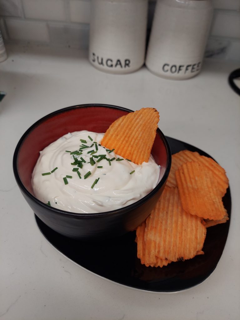 top the tater dip and chips